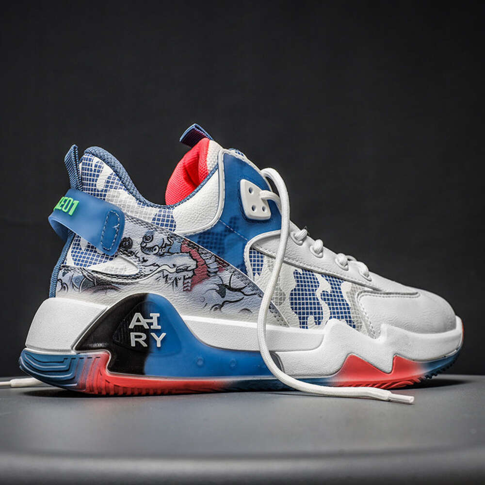 Fashion Sneakers Sport Shoe Professional Non-slip Men's Sports Mesh Lightweight Basketball Shoes