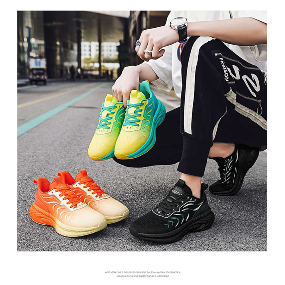 2024 Summer New Fashion Sports Walking Breathable Lightweight Men's and Women's Running Shoes