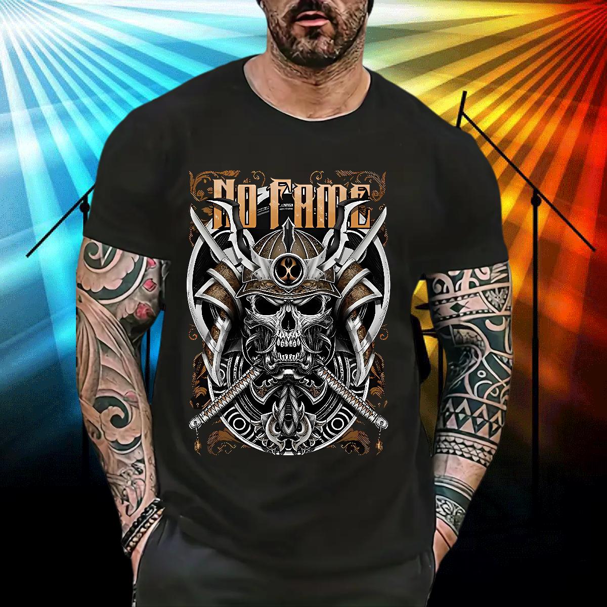 Classic Man T Shirts Casual Daily Wear Cotton Breathable Mens Tshirts Fashion Casual DIY Printed Clothings