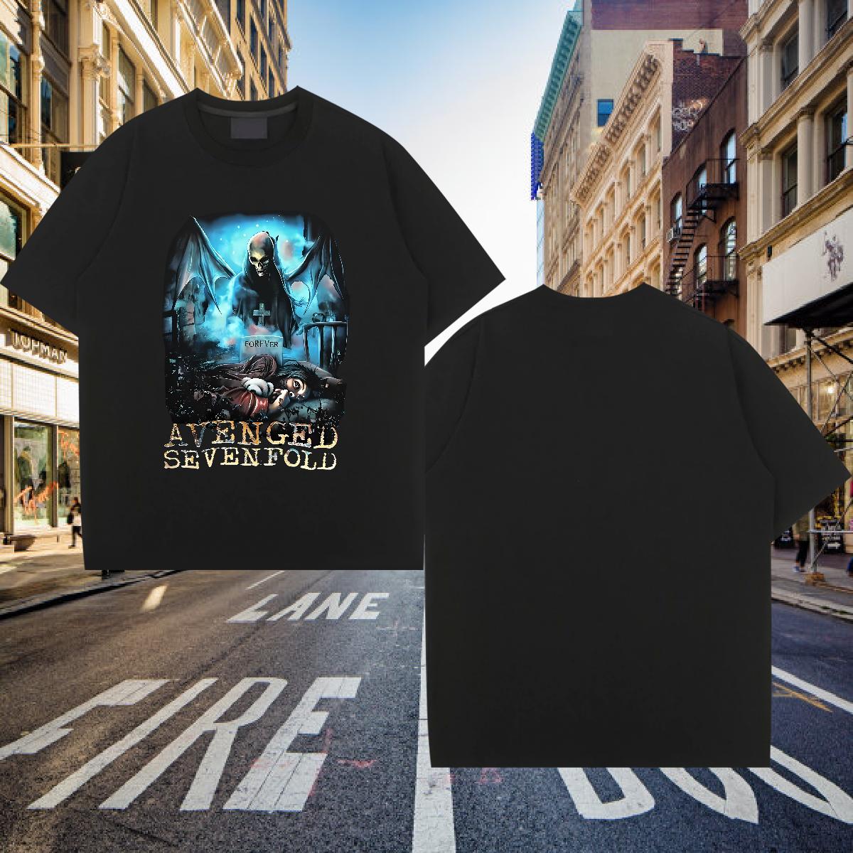 Brand T-Shirts for Men Hip Hop Cotton Breathable Soft Men Clothes T-Shirt Fashion Design Graphic Wear