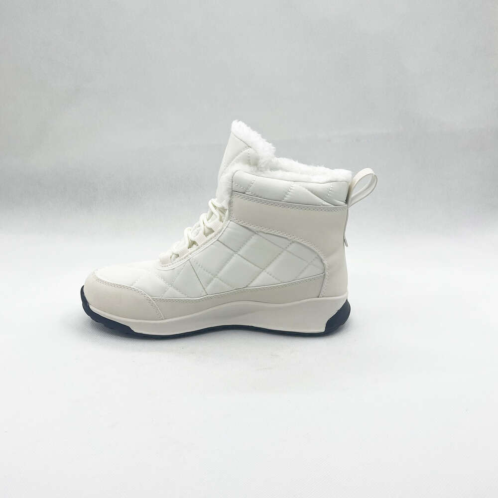 Customized outdoor lace-up snow for Women waterproof winter casual Long fuzzy warm women's boots