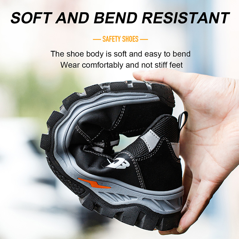 2023 New Indestructible Boots Steel Toe Men Puncture-Proof Safety Work Sneakers Hiking Shoes