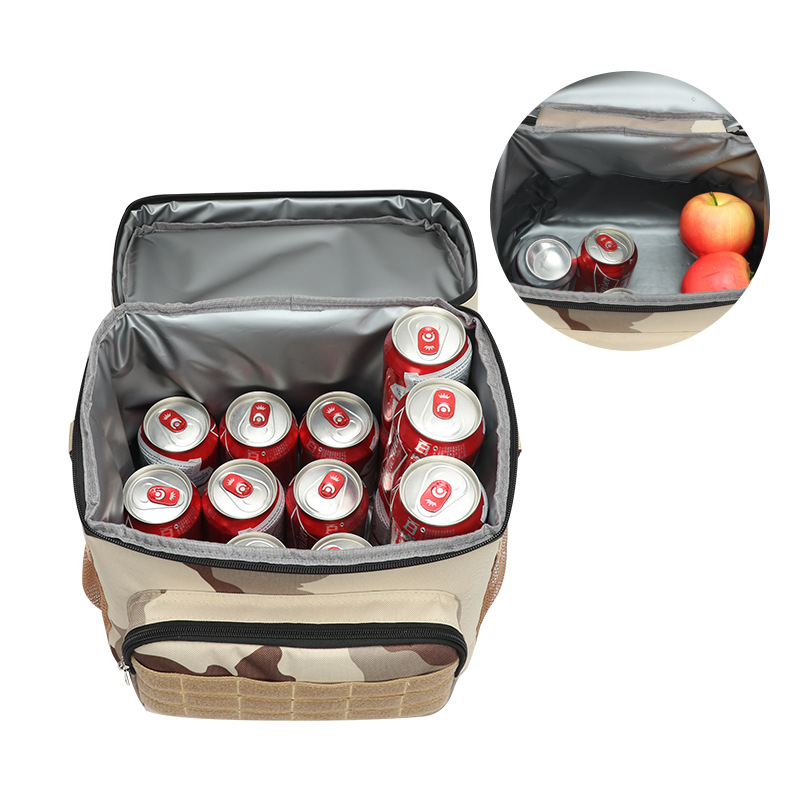 High quality men's and women's universal outdoor waterproof camouflage insulation bag wear-resistant and practical high-end handbag convenie
