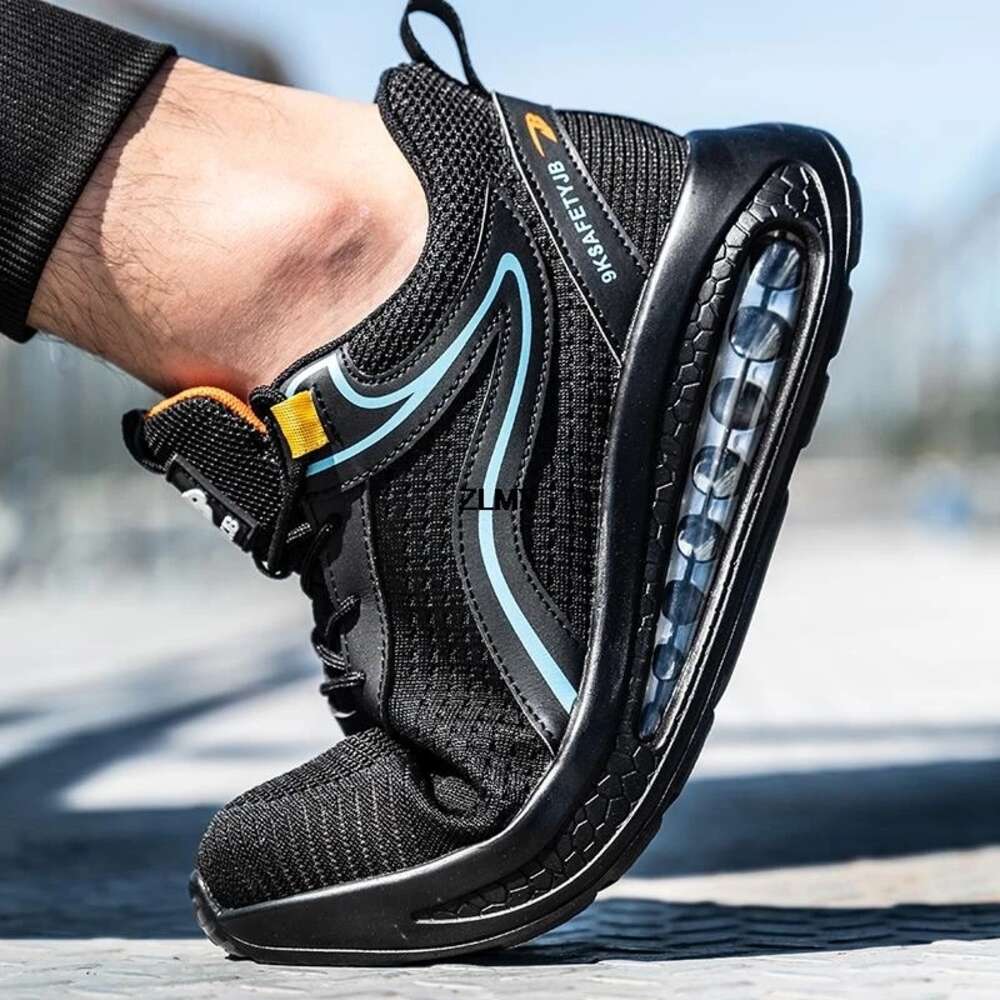 Breathable Steel Toe Shoes for Men Safety Puncture Proof Work Construction Security Boots