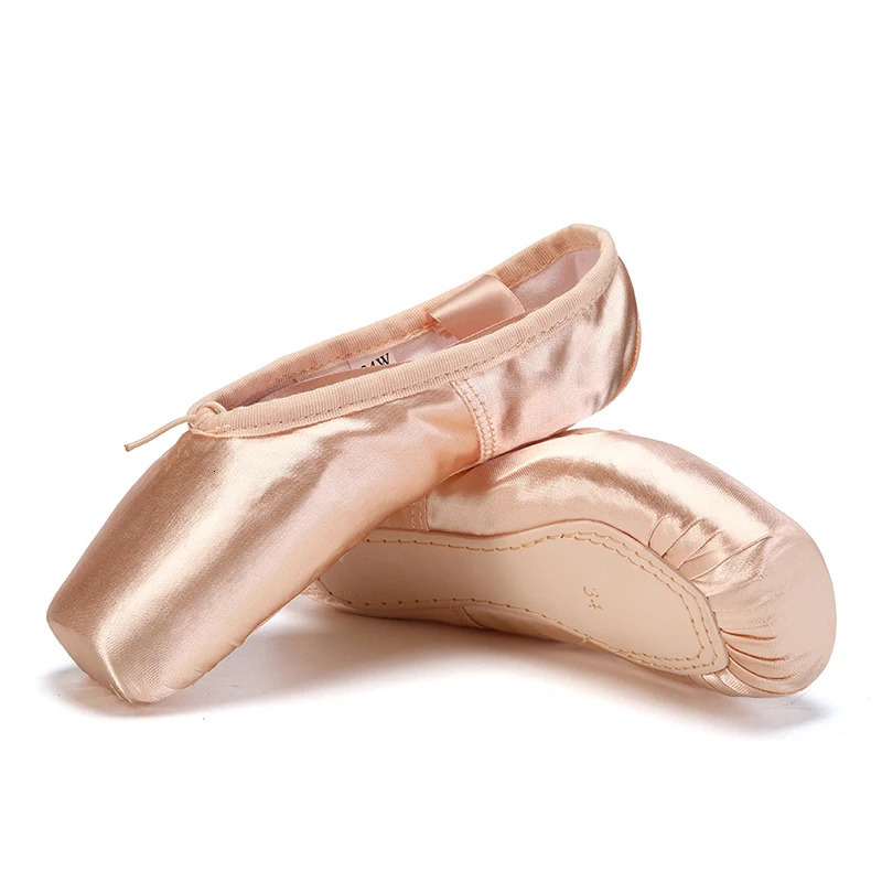 DKZSYIM Ballet Shoes for Children and Adult Ballet Performers Corner Shoes with Ribbon Professional Womens Ballet Shoes 240611