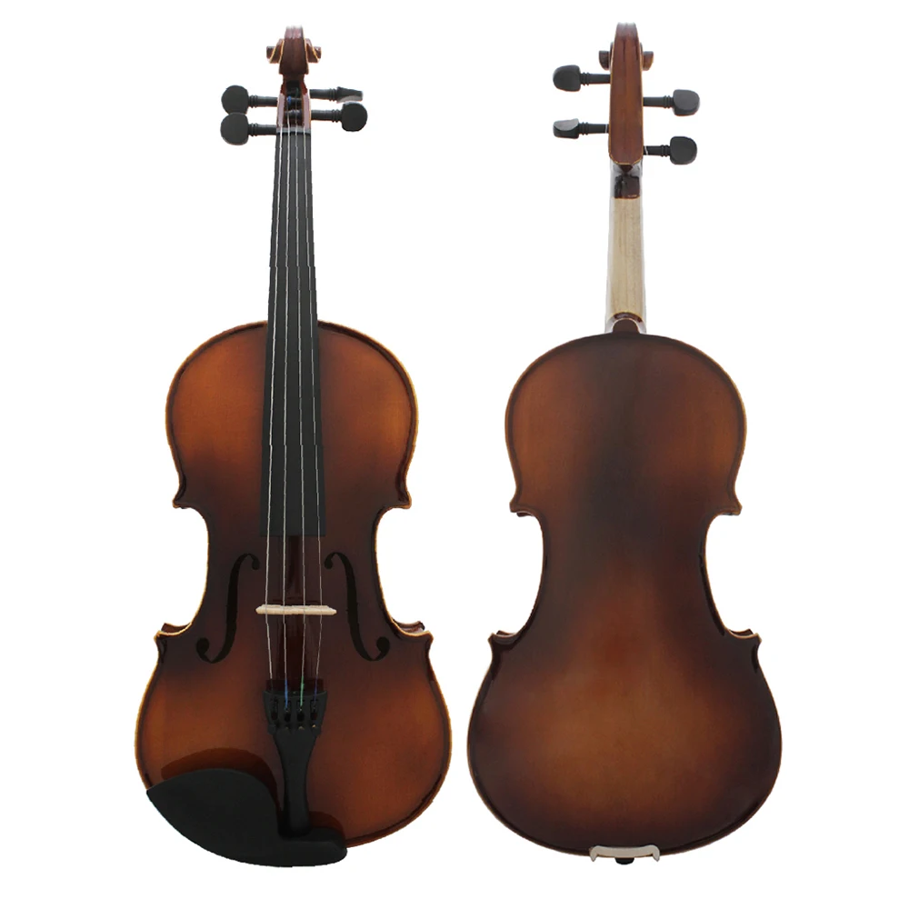 Professional 4/4 Violin Maple Acoustic Violino Vintage Style Violin With Case Bow Beginner Students Kids Musical Instrument Gift