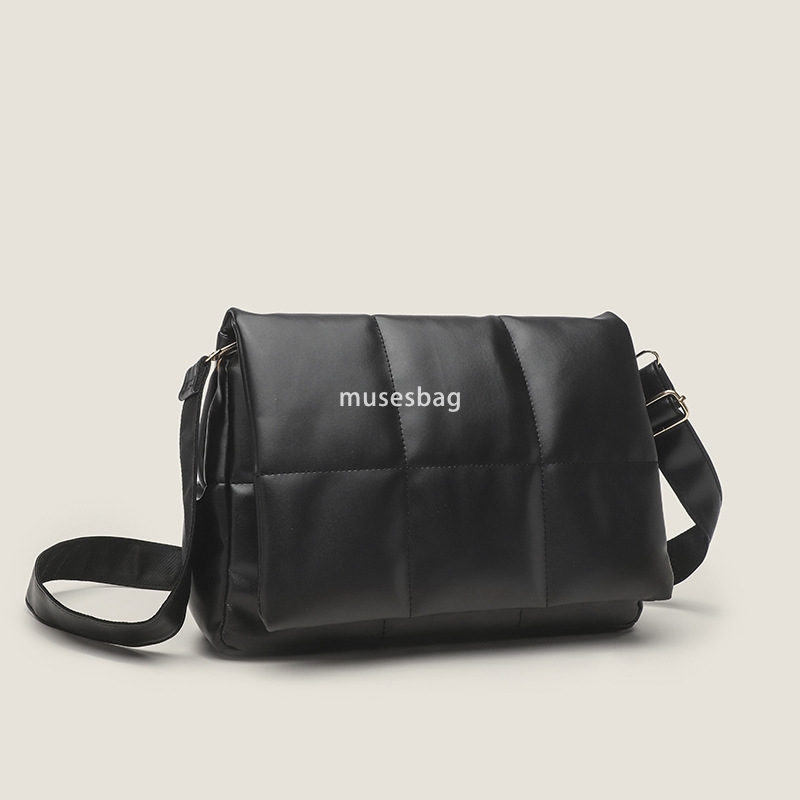 High end and large capacity bag for women's bag new high-end and western-style versatile single shoulder bag wide shoulder strap crossbody bag la