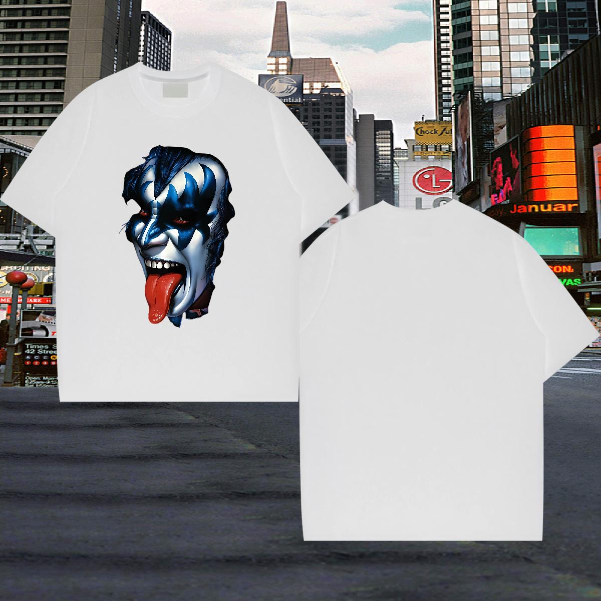 DIY Customized T-Shirts Cartoon Printing S-3XL Men Tshirts Home Outdoor Short Sleeve Cotton O-Neck Cool Tops Tees