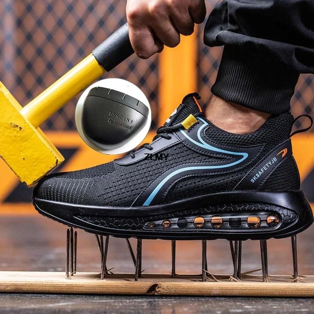 Breathable Steel Toe Shoes for Men Safety Puncture Proof Work Construction Security Boots