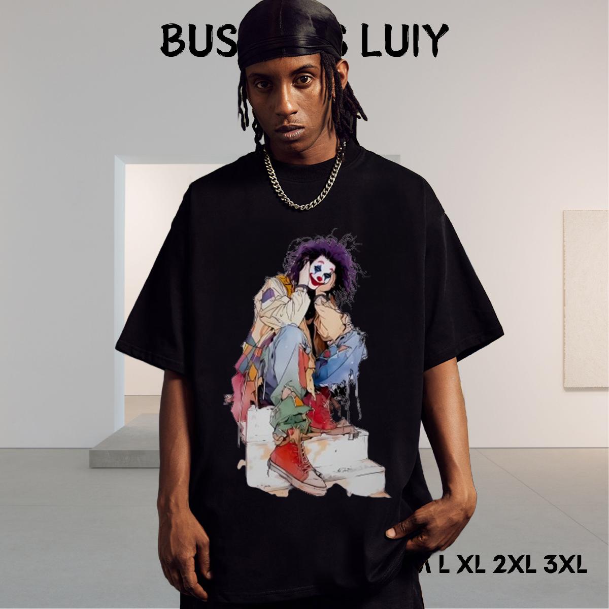 Wholesale T Shirts Men Anime Printing Street Crew Neck Cotton Mens Tshirts 2024 Summer Custom Print Plus Size Top Tees