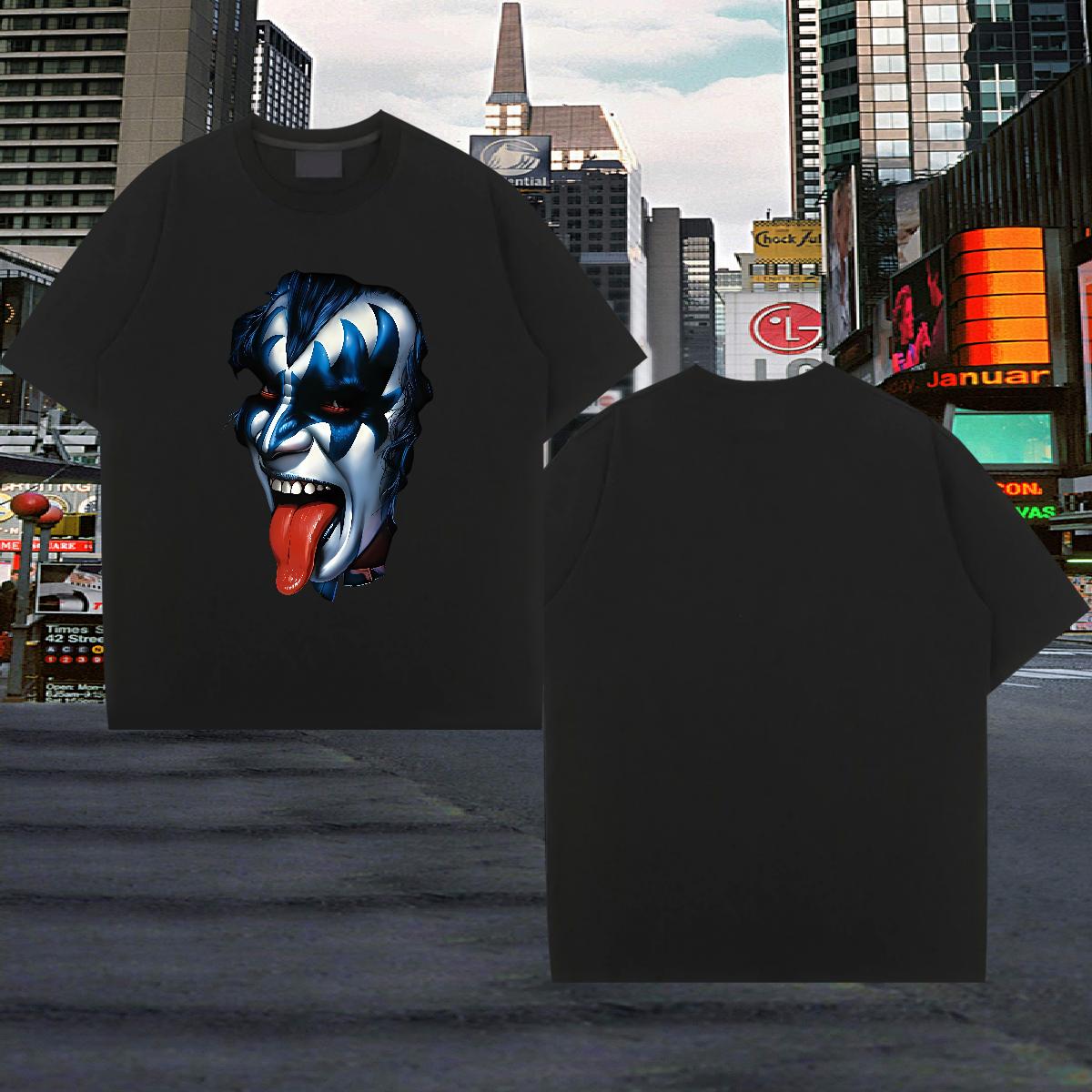 DIY Customized T-Shirts Cartoon Printing S-3XL Men Tshirts Home Outdoor Short Sleeve Cotton O-Neck Cool Tops Tees