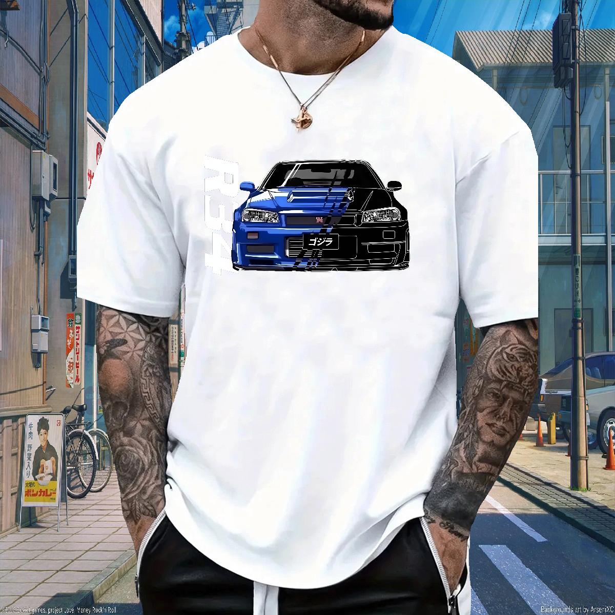 2024 T Shirt For Man Black Oversized Outdoor Tshirt for Man Woman Round Neck Short Sleeve Cool Design