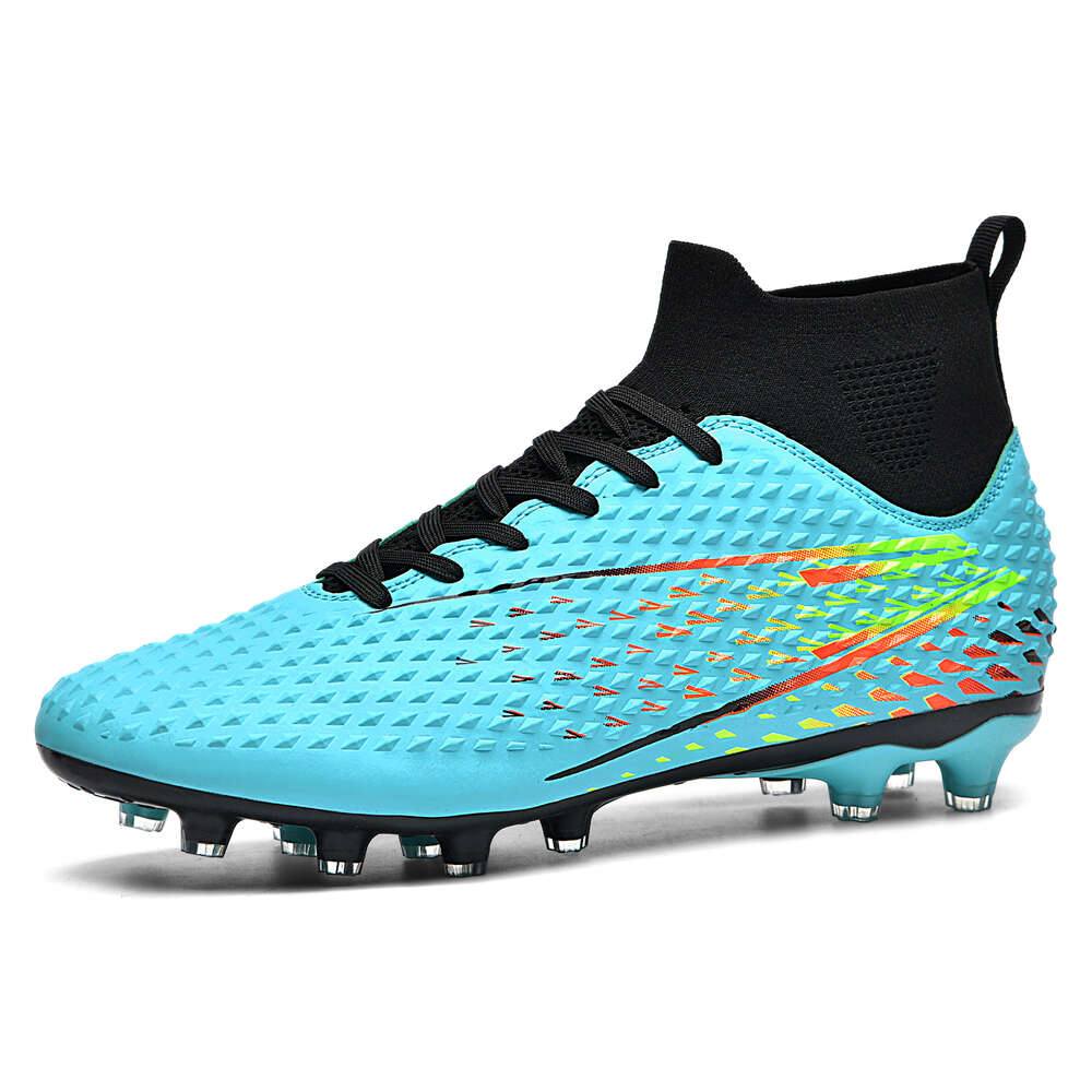 New high top comfortable non-slip men's and women's long nails wear-resistant football shoes