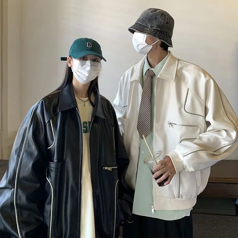 Autumn And Winter American Retro Hip Hop Y2K Loose Men And Women Thin Baseball Clothing Street Racing Clothing Jacket 240530