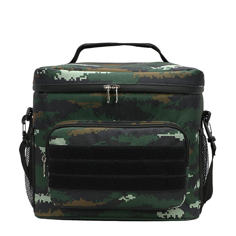 High quality men's and women's universal outdoor waterproof camouflage insulation bag wear-resistant and practical high-end handbag convenie