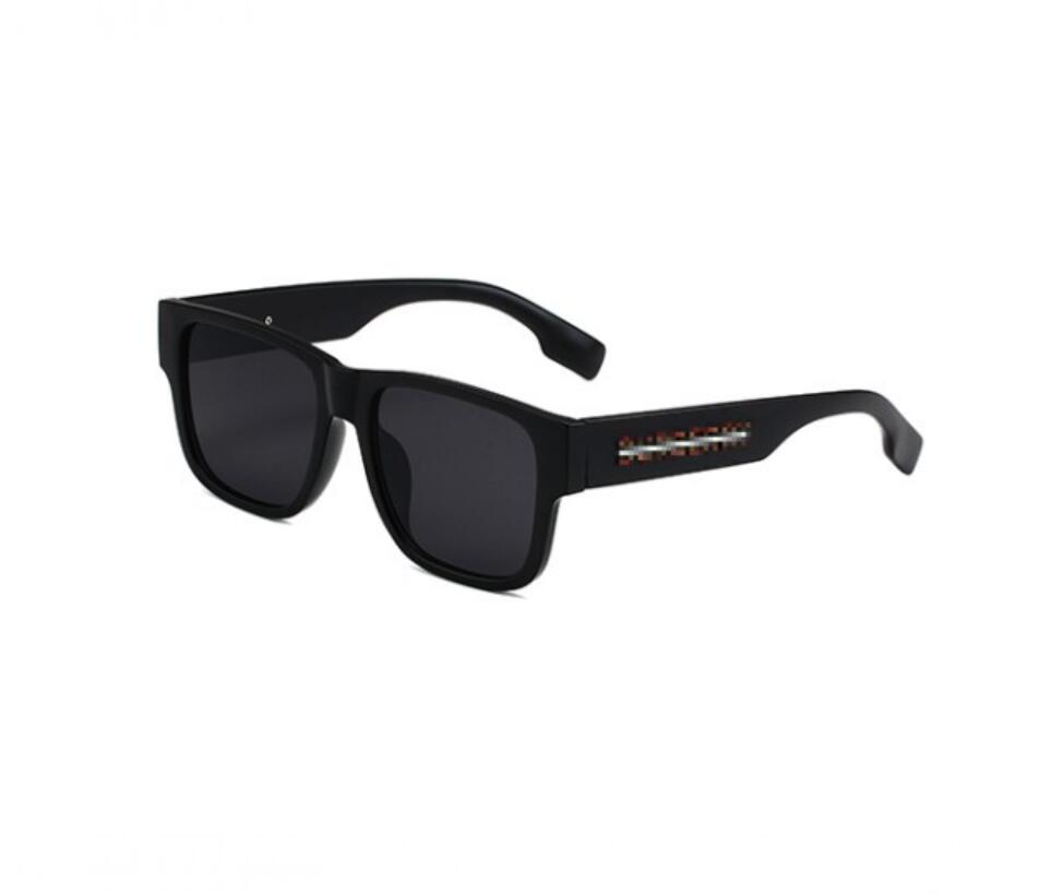 1pcs Fashion Round Sunglasses Eyewear SunGlasses Designer Brand Black Metal Frame Dark 50mm Glass Lenses For Mens Womens Better 4358