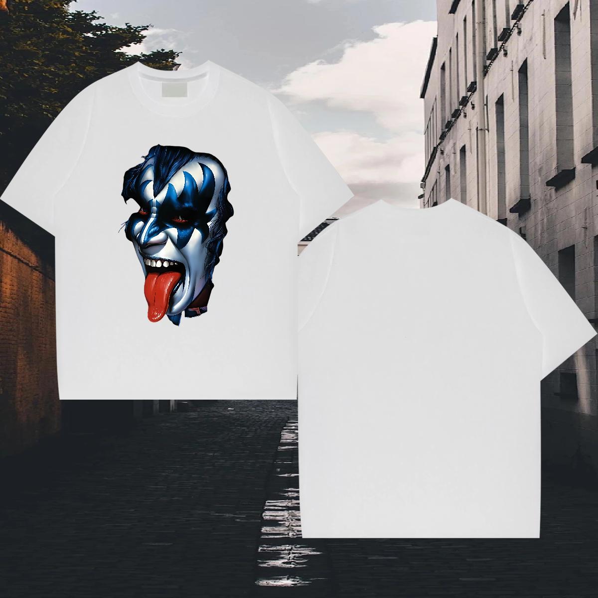 Fashion Mens T Shirts Cotton O Neck Short Sleeves Daily Outfit Men Clothes T-Shirt Custom Anime Soft Wear