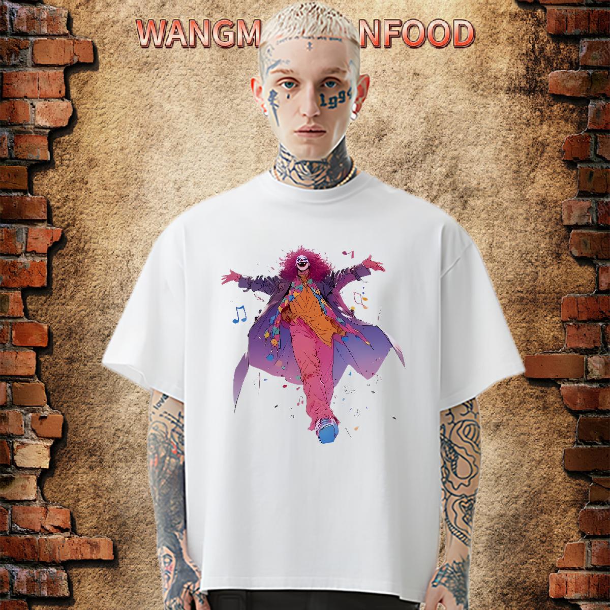 Fashion Design T Shirt For Man Plus Size Custom Hip Hop Men Tshirts Breathable Crew Neck Loose