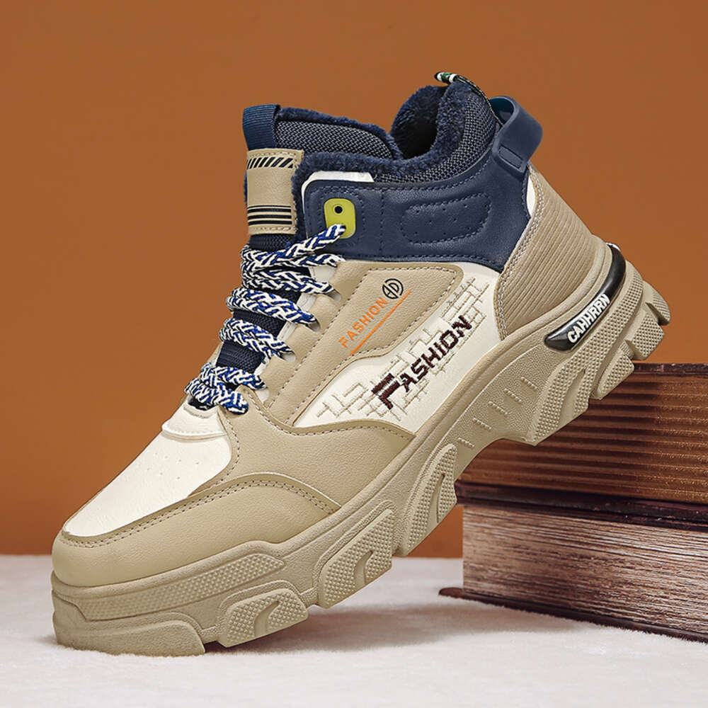 Winter plus veet high top Martin Four seasons comfortable sneakers fashion men's casual cotton shoes