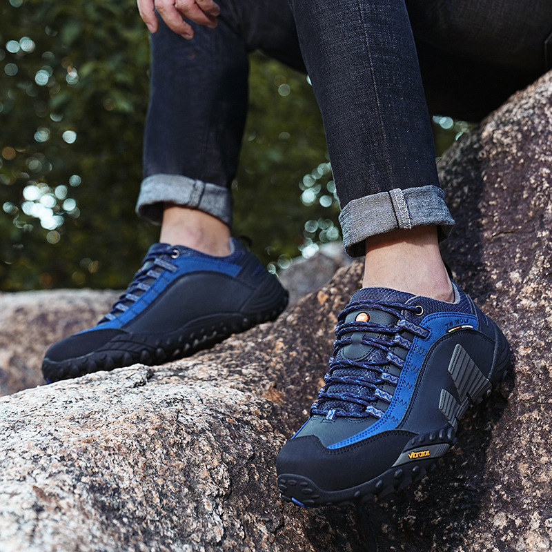High 2024 quality Men's Trekking Genuine Leather Women Hiking Shoes Outdoor Waterproof Sport Climbing Men Sneakers 7dfa
