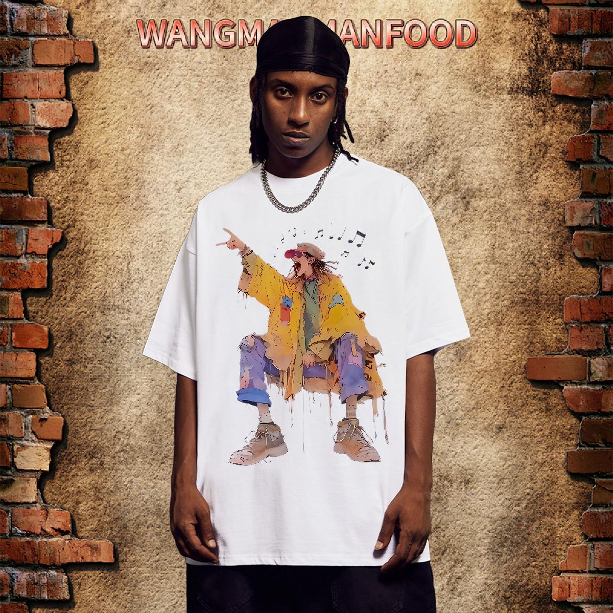 DIY T-Shirts Floral Print Mens Tshirts Daily Wear Cotton O Neck Short Sleeves 5A Tops