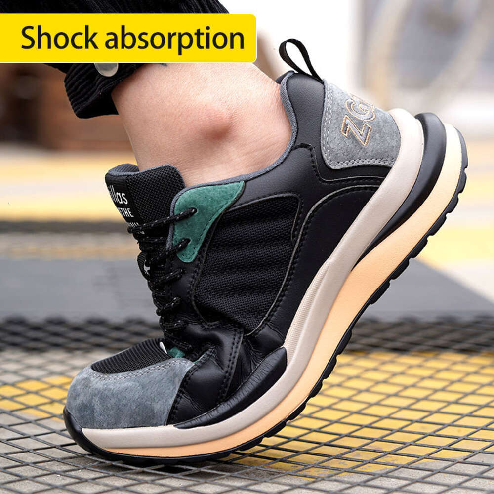 Hot Selling Industrial Protective Breathable Work Boot Casual Trainers Steel Toe Safety Shoes for Men