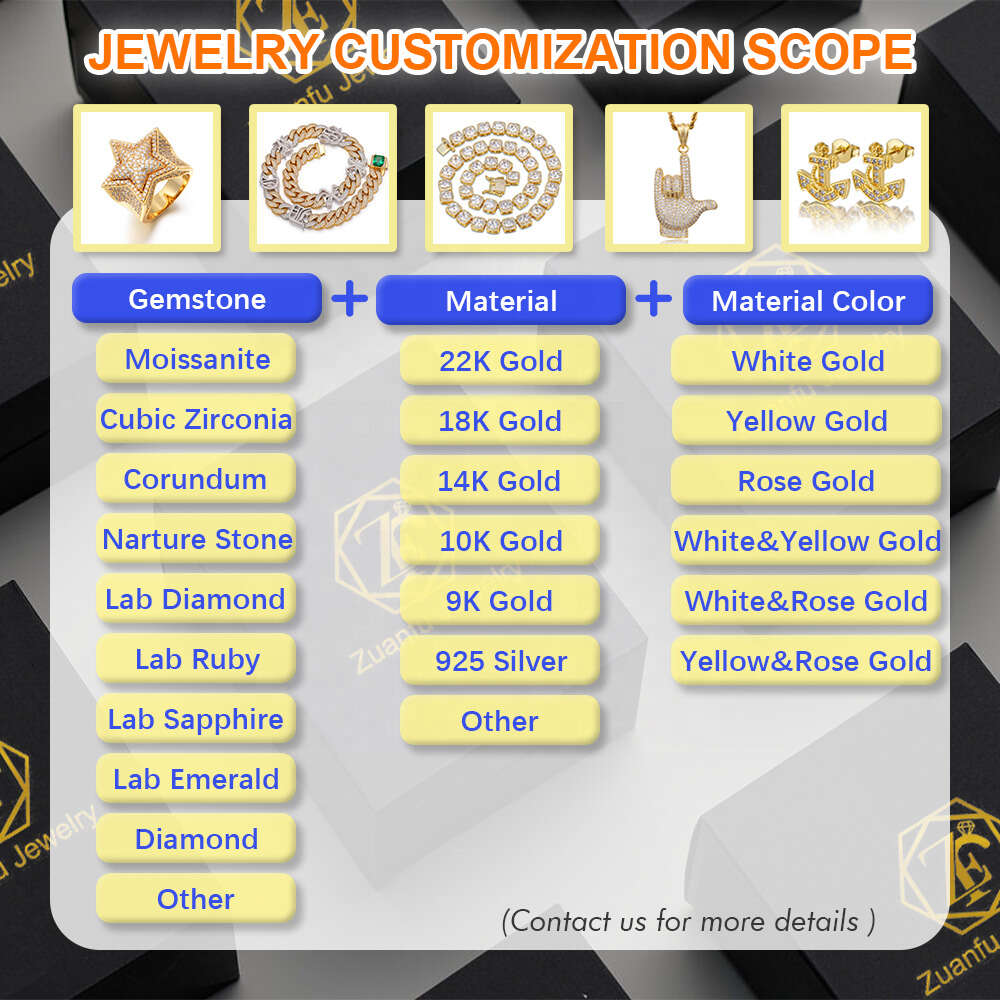 Wholesale 12mm 14mm Vvs Moissanite Diamond 18k Gold Plated 925 Silver Iced Out Cuban Link Chain Men Hip Hop Jewelry