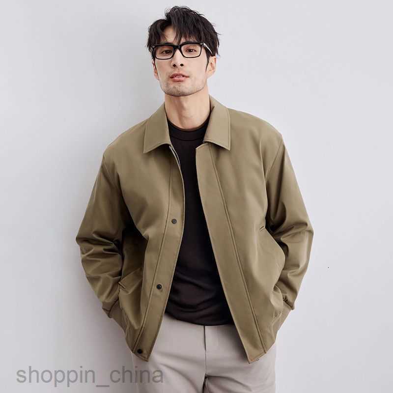 Men's Jackets Coats Maillard Spring and Autumn New Men Executive Flip Collar Jacket Coat Trendy Brand Colorful Coat