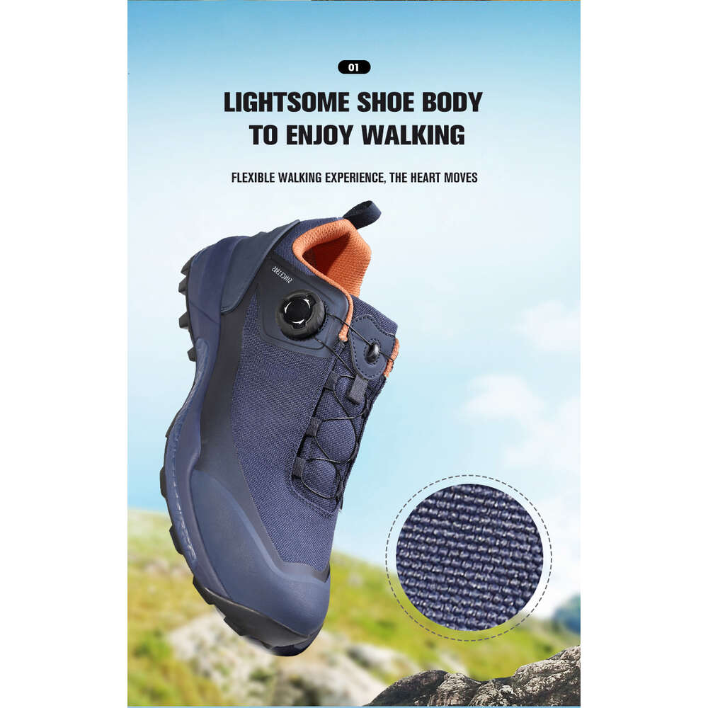 Good quality Mens Climbing Mountain Boots Outdoor Waterproof Anti-Slip Trekking Mountaineer Shoes Man Hiking Shoe