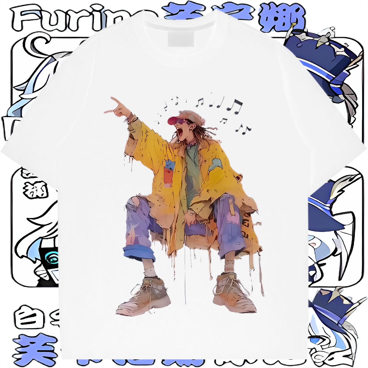 Fashion New Mens T Shirts Custom Cartoon Mens Tshirts Street Cotton Breathable Soft Classic Tees