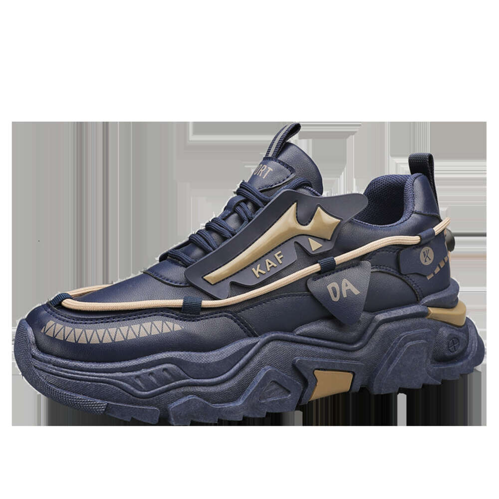 Factory direct sales men's walking Fall high top casual Autumn and winter platform Chunky shoes