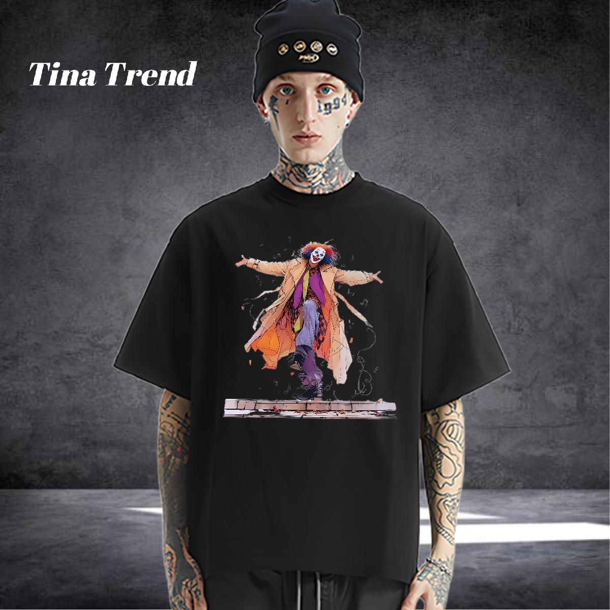 Designer Fashion Mens T Shirts Anime Print Anime Printing Street Tshirts Breathable Crew Neck Cotton Soft