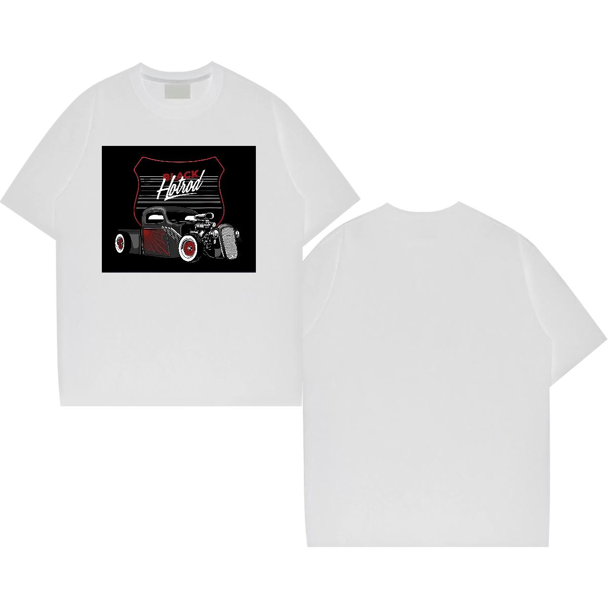 Comfortable Men Tees Cotton Breathable Short Sleeve Casual Beach T Shirts Men Customized 2024 DIY Tee Shirt