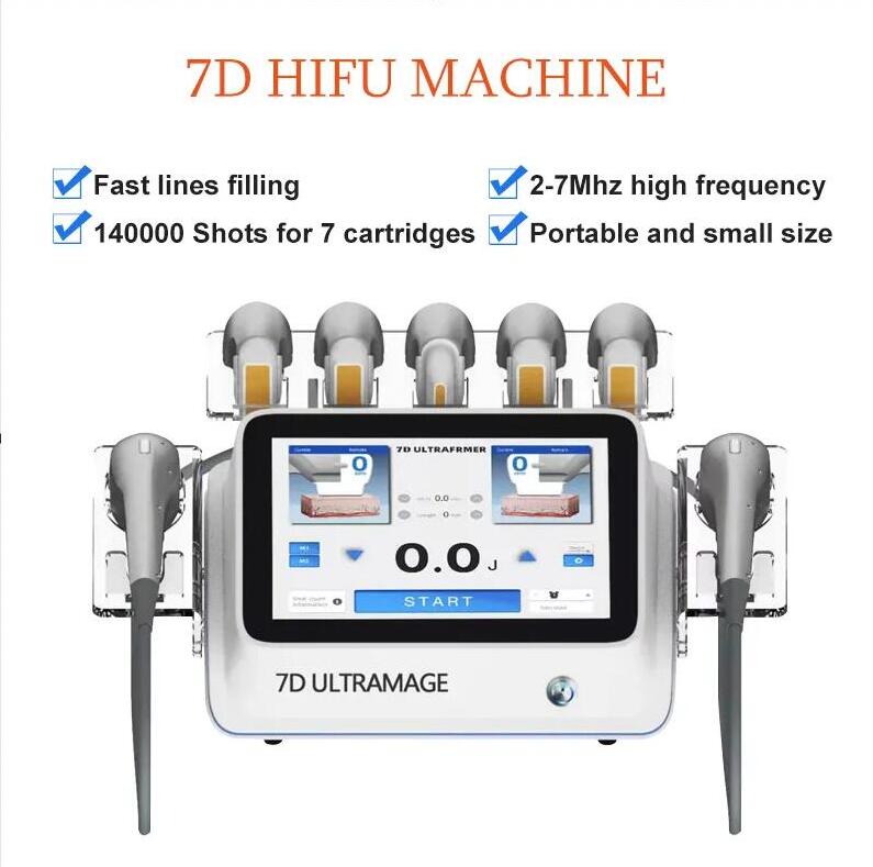 Portable 7D/9D Facial Treatment Anti-Wrinkle Ultra Ultrasonic body slimming skin tightening wrinkles removal skin lift Skin Rejuvenation Beauty Machin