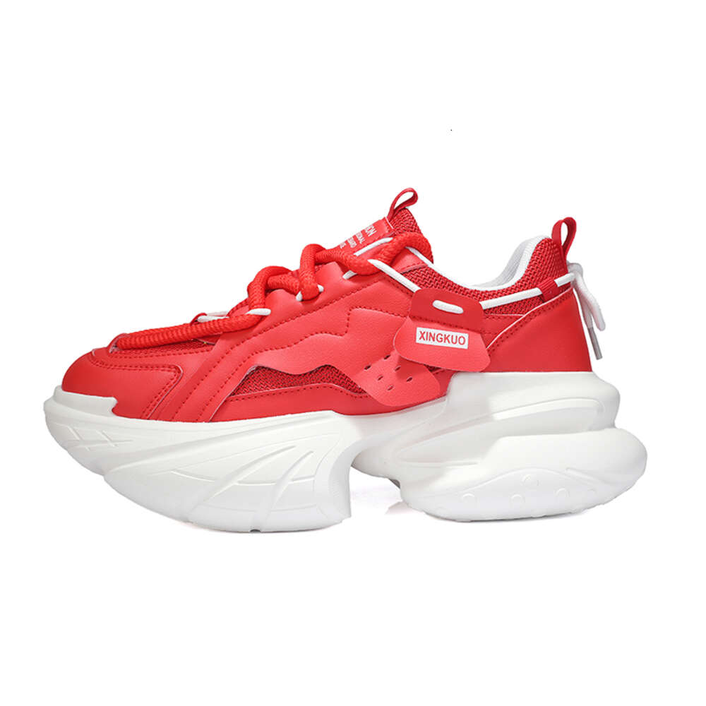 High quality comfortable casual Custom men's Chunky thick soled spaceship shoes for teenagers