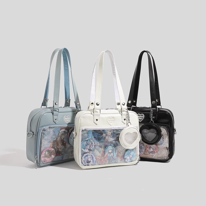 High quality Japanese soft surface material niche design casual student cross body uniform bag girls anime daily commuting shoulder handbag