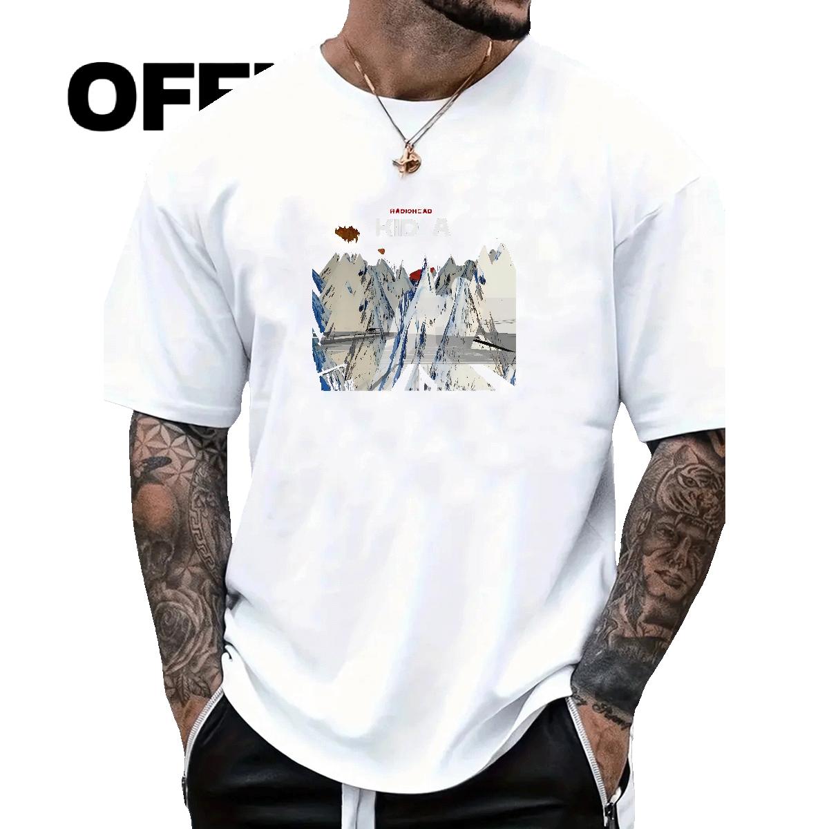 Classic T-Shirts Skull Street Casual Men Tshirts 180g Cotton Designer