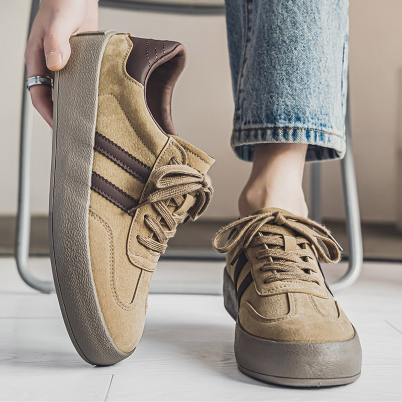 Men's Casual Sneakers Platform Sports Shoes Simple Design Skateboard Flats Sneakers Outdoor Tennis Running Shoes For Male 39-44