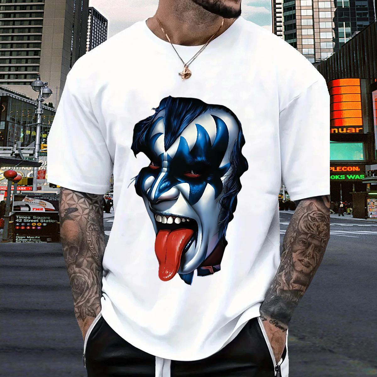 DIY Customized T-Shirts Cartoon Printing S-3XL Men Tshirts Home Outdoor Short Sleeve Cotton O-Neck Cool Tops Tees