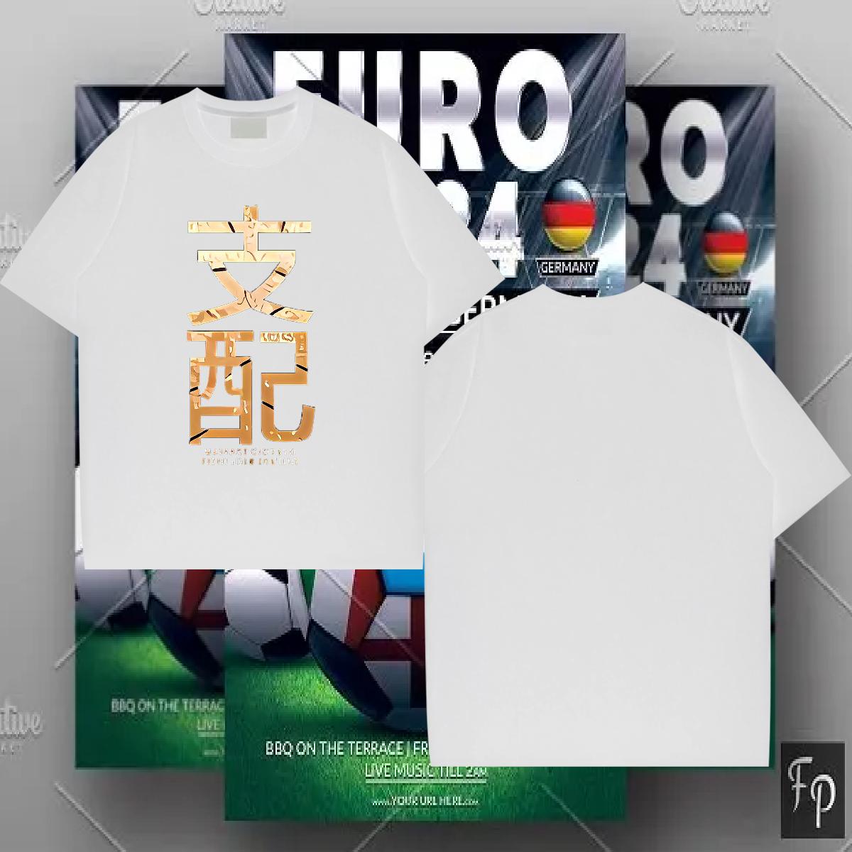 2024 DIY T-Shirts for Men Custom Men Clothes T-Shirt Outdoor Breathable Crew Neck Cotton Soft Wear