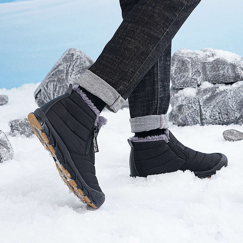Factory direct sales couples thickened and comfortable winter outdoor warm snow ankle boots