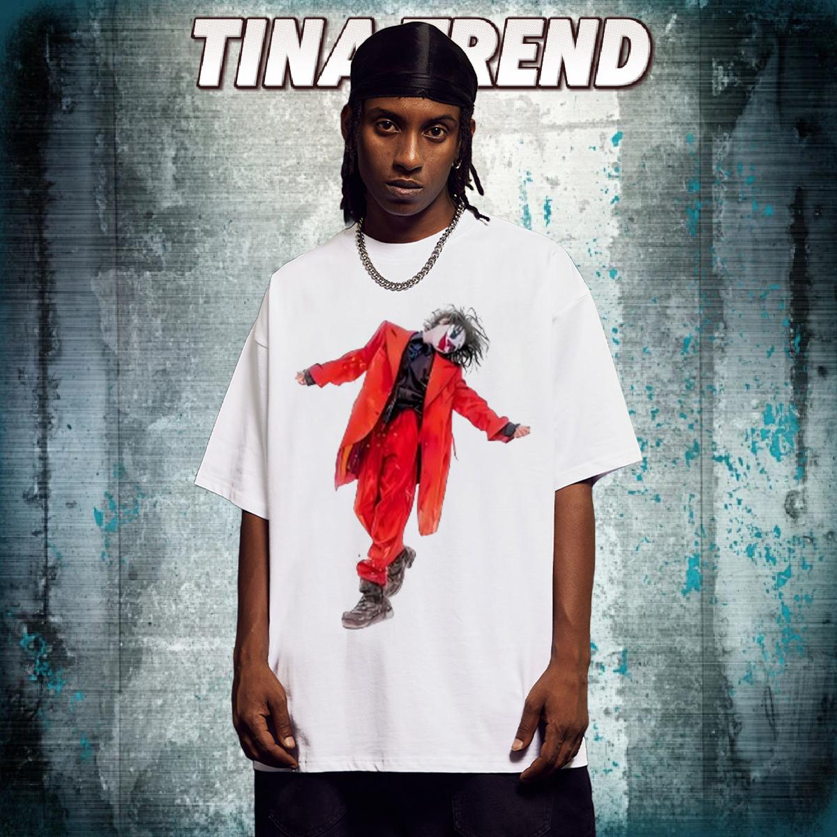 Classic T shirt Street Casual Cotton O Neck Short Sleeves Men Tees 2024 Summer Cartoon Print Wear