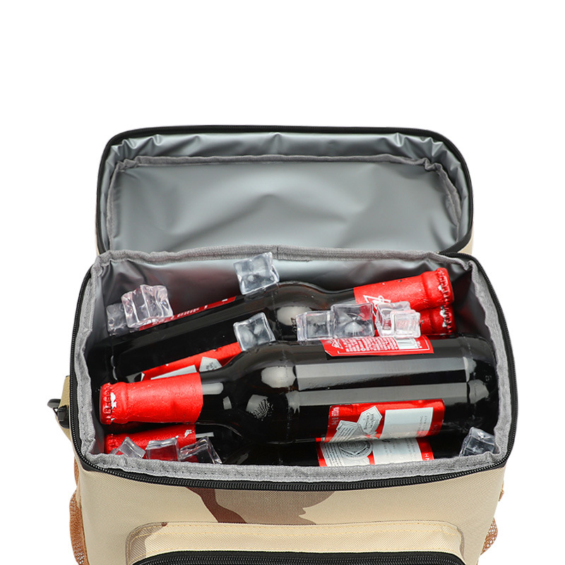 High quality men's and women's universal outdoor waterproof camouflage insulation bag wear-resistant and practical high-end handbag convenie