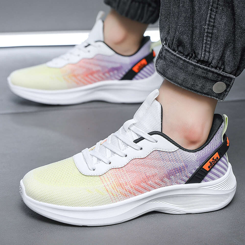 Wholesale High quality Outdoor Fashion Sneakers Mesh Breathable Comfortable lightweight Sports Couple Men Casual Running Shoes