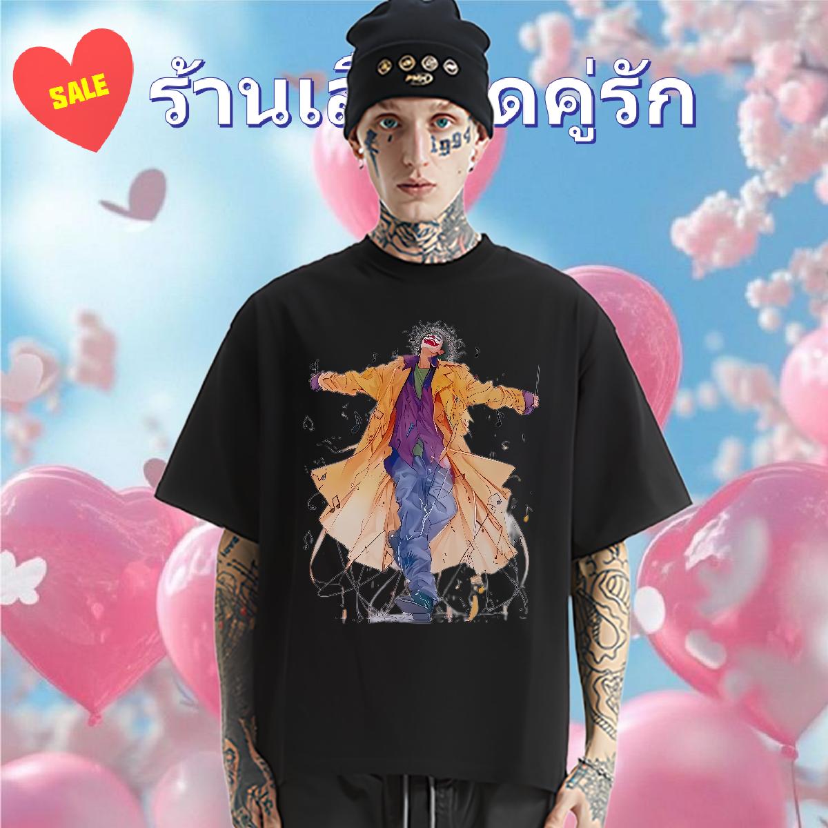 Fashion Casual T-Shirts Custom Cartoon Sport Men Clothes T-Shirt Cotton Breathable Loose Fit