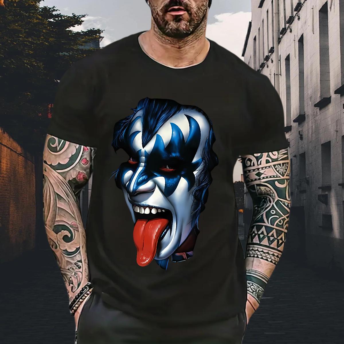 Fashion Mens T Shirts Cotton O Neck Short Sleeves Daily Outfit Men Clothes T-Shirt Custom Anime Soft Wear