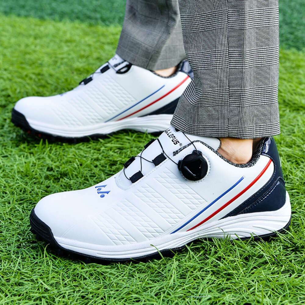New Manufacture Professional Custom Branded Men's Breathable Wholesale Outdoor Golf Shoes