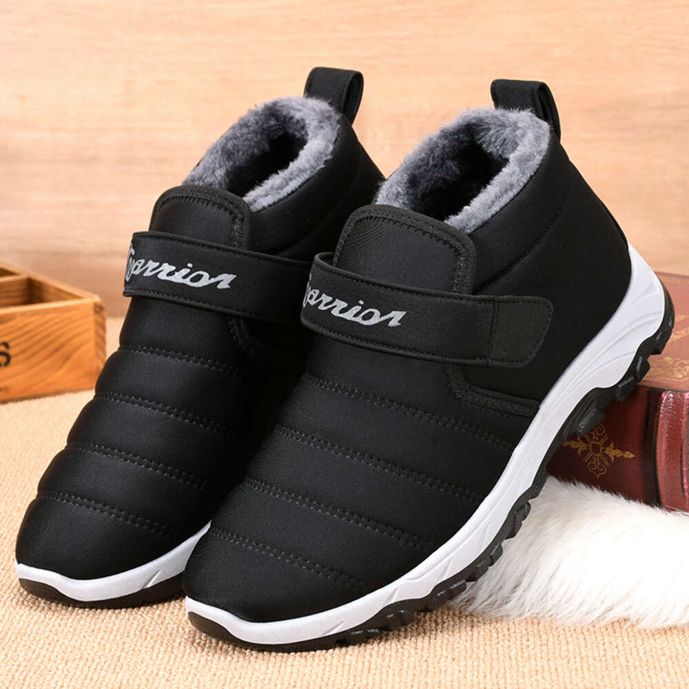 Wholesale cheap wool warm snow boots for men high quality winter outdoor men's sneakers