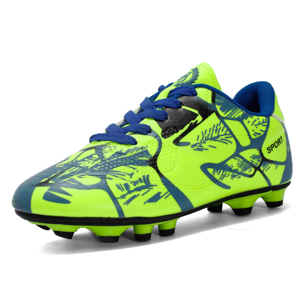 Factory Wholesale Soccer Shoe Boots Kids Boy Girl Sneakers Cleats Training Outdoor Football Shoes