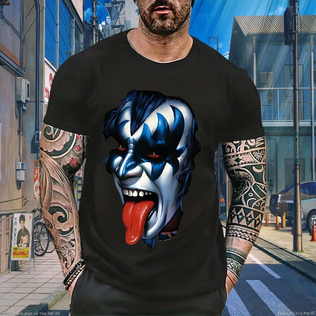 Classic T Shirts Men Anime Printing Street Cotton Breathable Men Clothes T-Shirt 2024 DIY White Plus Size Tops